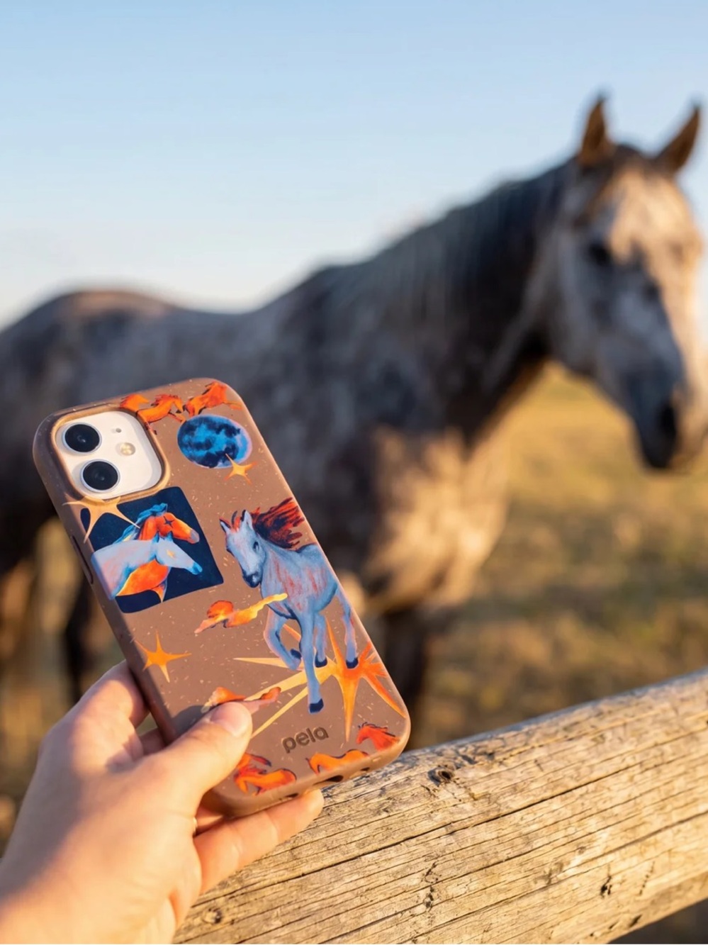 Chocolate Brown Horse Dreamers iPhone 17 Case